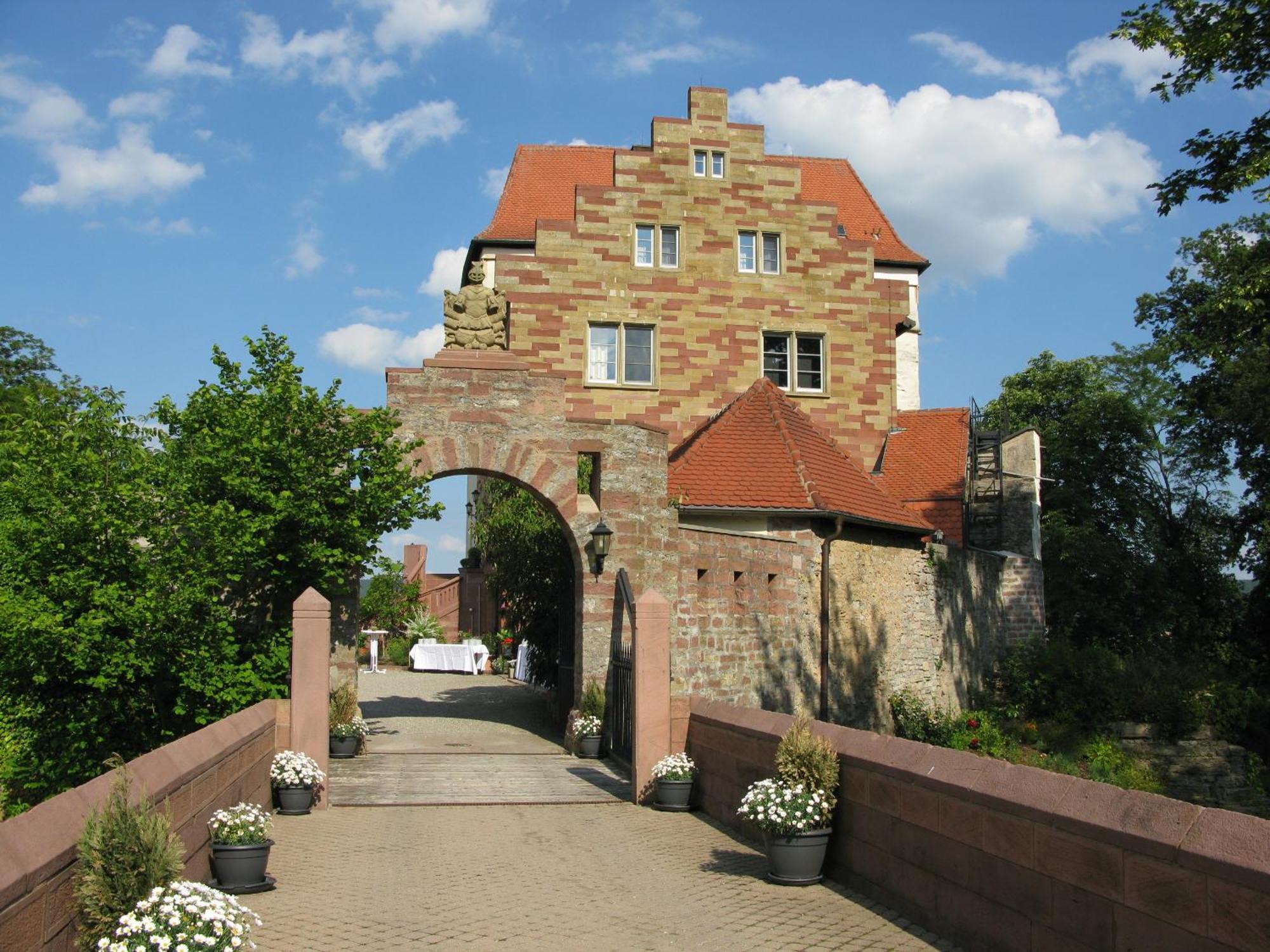 Eventlocation & Hotel Schloss Neuburg Obrigheim Extérieur photo